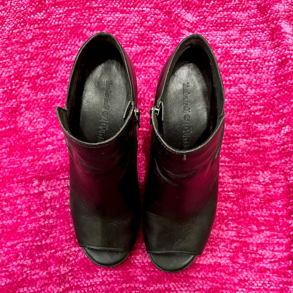 Timberland Peep-Toe Bootie Size 9
